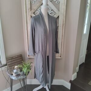 New BB Dakota Steve Madden Women's Quilted Duster Cardigan Jacket Surplus Green